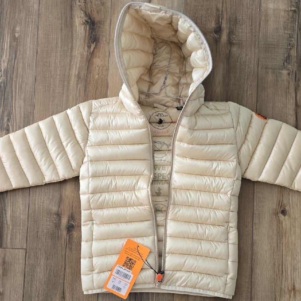 SAVE THE DUCK Kids Light Beige Jacket